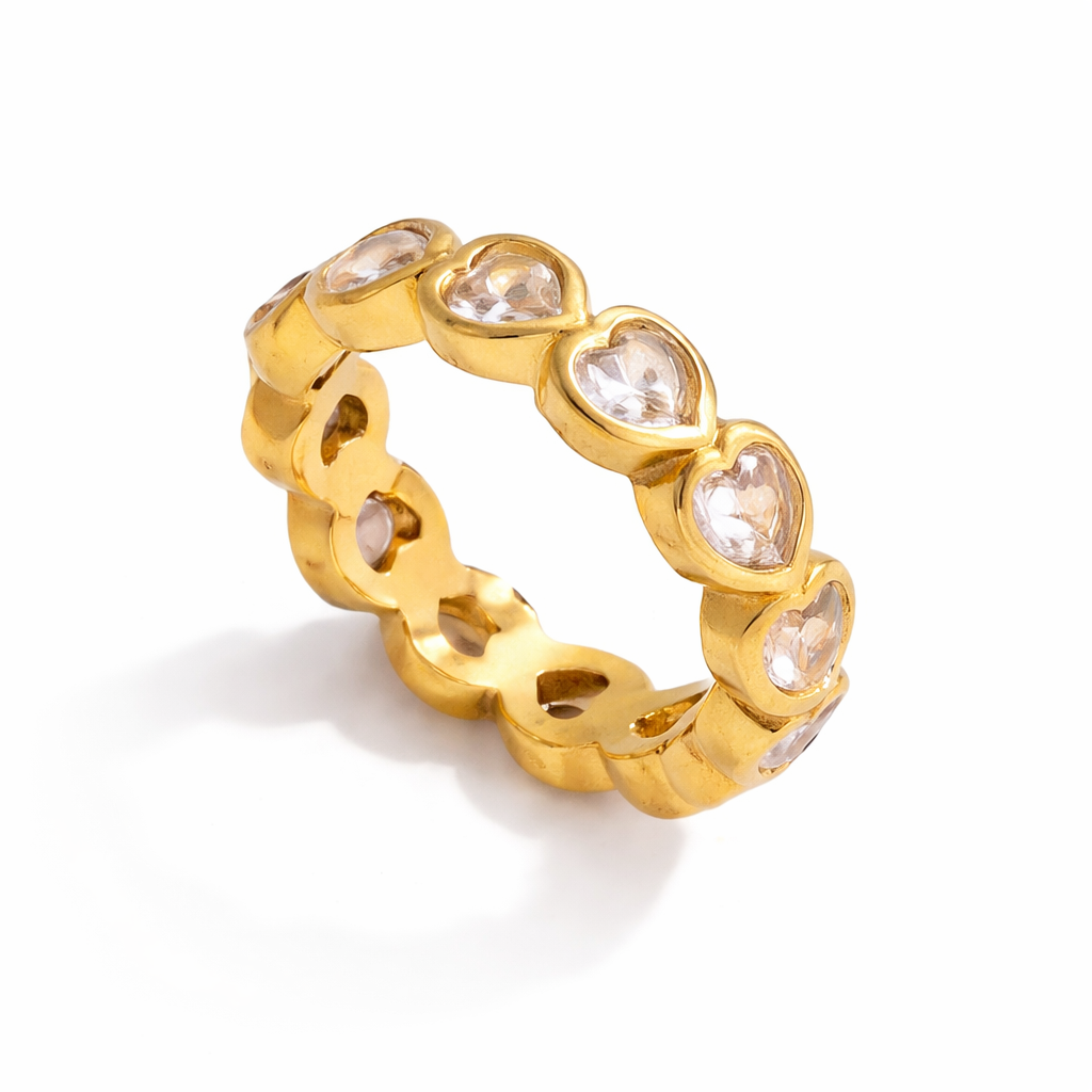 Heart Eternity Ring