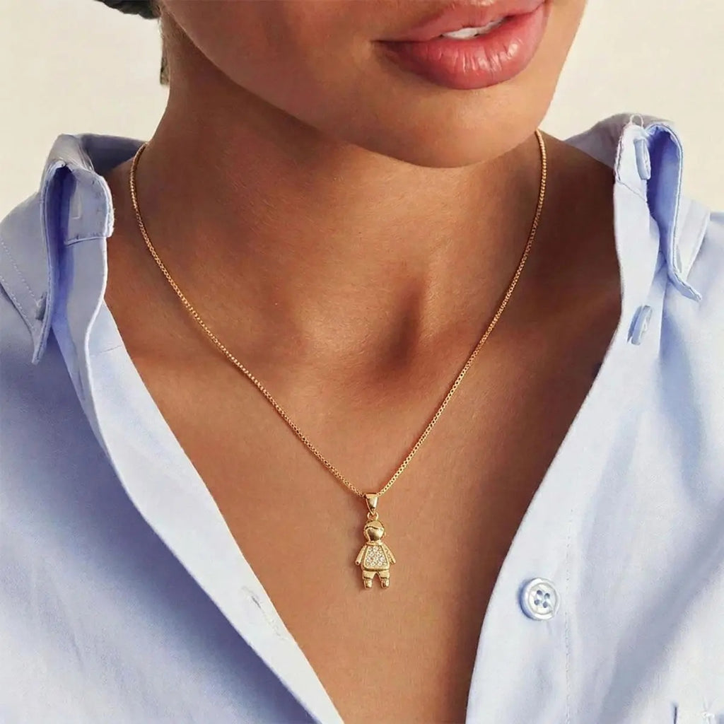 Boy CZ Pendant