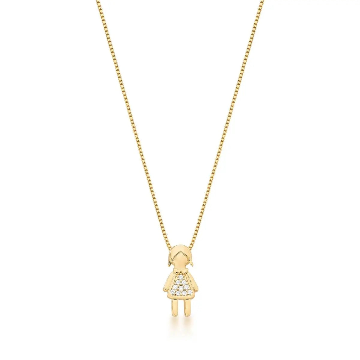 Girl CZ Pendant