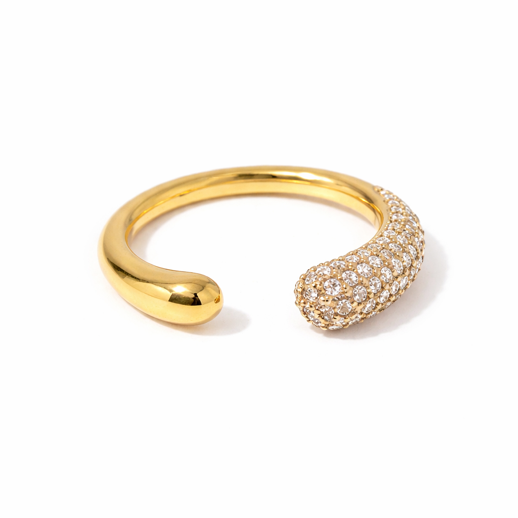 Gold or Silver Open rings