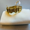 "Love" Gold Bracelet
