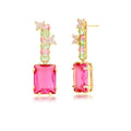 Pink Garden Earrings